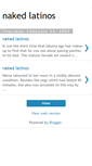 Mobile Screenshot of naked-latinos.blogspot.com