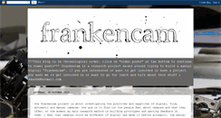 Desktop Screenshot of frankencamproject.blogspot.com