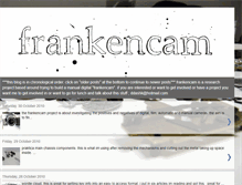 Tablet Screenshot of frankencamproject.blogspot.com