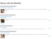 Tablet Screenshot of dinnerwiththemitchells.blogspot.com