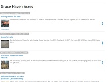 Tablet Screenshot of gracehavenacres.blogspot.com