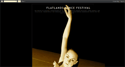 Desktop Screenshot of flatlandsdancefestival.blogspot.com