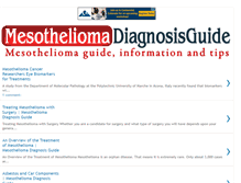 Tablet Screenshot of mesotheliomadiagnosisguide.blogspot.com