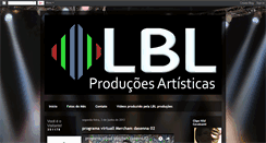 Desktop Screenshot of lblproducoes.blogspot.com