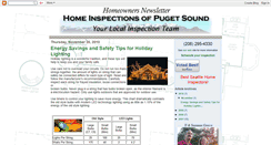 Desktop Screenshot of homeinspectionnewsletter.blogspot.com