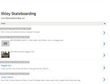 Tablet Screenshot of ilkleyskateboarding.blogspot.com