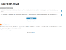 Tablet Screenshot of cyberdocs-ucad.blogspot.com