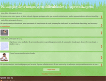 Tablet Screenshot of dificuldadenaaprendizagem.blogspot.com