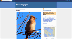 Desktop Screenshot of makevoyages.blogspot.com