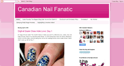 Desktop Screenshot of canadiannailfanatic.blogspot.com