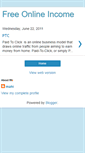 Mobile Screenshot of freeonlineincomebd77.blogspot.com