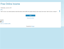 Tablet Screenshot of freeonlineincomebd77.blogspot.com