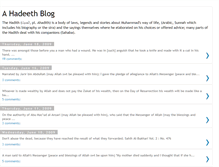 Tablet Screenshot of hadeeth.blogspot.com