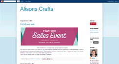 Desktop Screenshot of alison-alisonscrafts.blogspot.com