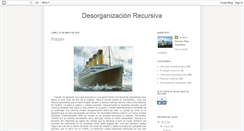 Desktop Screenshot of desorganizacionrecursiva.blogspot.com