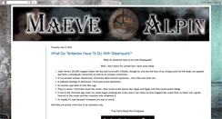 Desktop Screenshot of maevealpin.blogspot.com