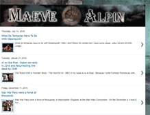 Tablet Screenshot of maevealpin.blogspot.com