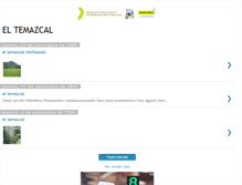 Tablet Screenshot of eltemazcalmichoacan.blogspot.com