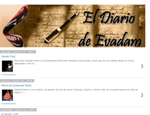 Tablet Screenshot of eldiariodeevadam.blogspot.com