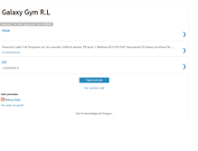 Tablet Screenshot of galaxygym.blogspot.com