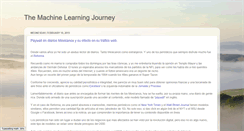 Desktop Screenshot of machinelearningjourney.blogspot.com