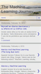 Mobile Screenshot of machinelearningjourney.blogspot.com