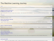 Tablet Screenshot of machinelearningjourney.blogspot.com