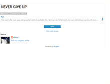 Tablet Screenshot of hunter-nevergiveup.blogspot.com
