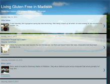 Tablet Screenshot of glutenfreemadison.blogspot.com