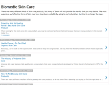 Tablet Screenshot of biomedic-skin-care.blogspot.com