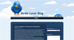 Desktop Screenshot of birdie-lover.blogspot.com