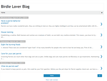 Tablet Screenshot of birdie-lover.blogspot.com
