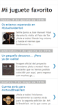 Mobile Screenshot of mijuguetefavorito.blogspot.com