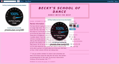 Desktop Screenshot of beckysschoolofdance.blogspot.com