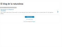Tablet Screenshot of elblogdelanaturaleza.blogspot.com