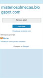 Mobile Screenshot of misteriosolmecas.blogspot.com