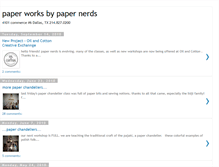 Tablet Screenshot of papernerds.blogspot.com