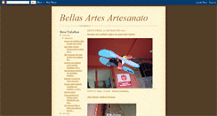 Desktop Screenshot of bellasartesartesanato.blogspot.com