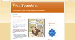 Desktop Screenshot of fikrasevenlere.blogspot.com