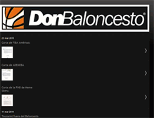 Tablet Screenshot of donbaloncesto.blogspot.com