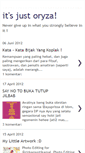 Mobile Screenshot of justoryza.blogspot.com
