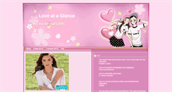 Desktop Screenshot of loveatglance.blogspot.com