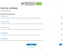 Tablet Screenshot of loveatglance.blogspot.com