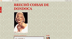 Desktop Screenshot of coisasdedondoca.blogspot.com