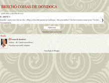 Tablet Screenshot of coisasdedondoca.blogspot.com