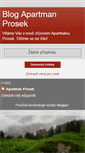 Mobile Screenshot of apartmanprosek.blogspot.com