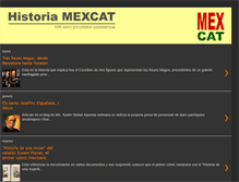 Tablet Screenshot of historiamexcat.blogspot.com