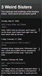 Mobile Screenshot of 3wrdsisters.blogspot.com