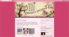 Desktop Screenshot of mutteskreativeside.blogspot.com