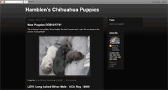 Desktop Screenshot of hamblenschihuahuapuppies.blogspot.com